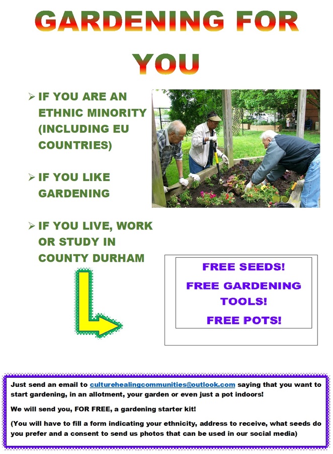 Gardening project for ethnic minorities wellbeing